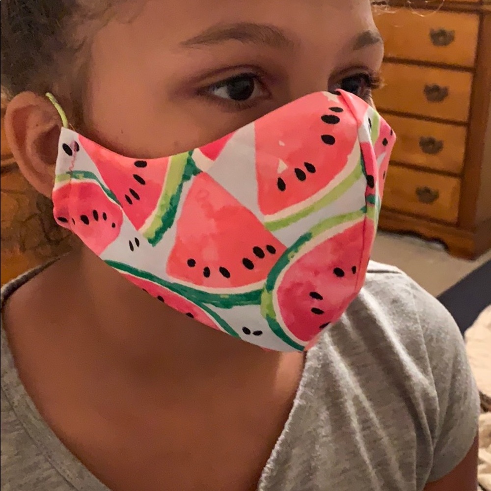 Watermelon face mask